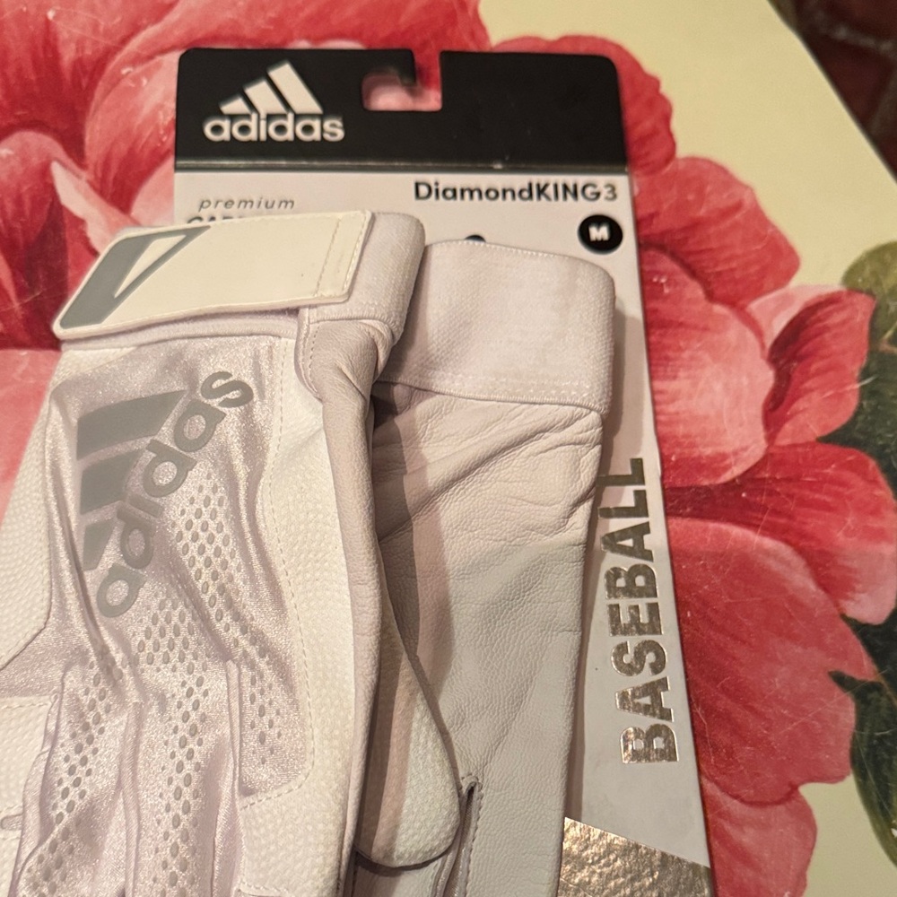 Adidas DiamondKING3 Light Gray Baseball Gloves